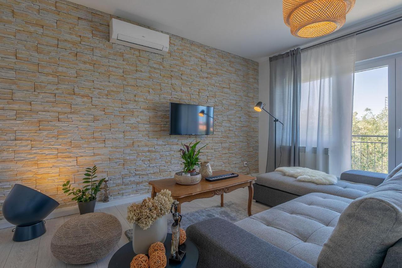 Premium 100M2 Sea View Apartment Liznjan Ngoại thất bức ảnh